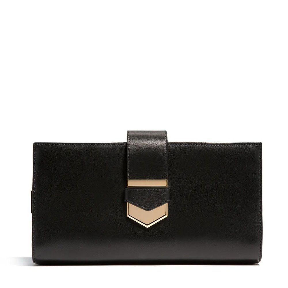 Time’s Arrow Black Faye Clutch